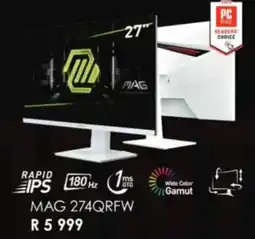 Computer Mania Msi MAG 274QRFW offer