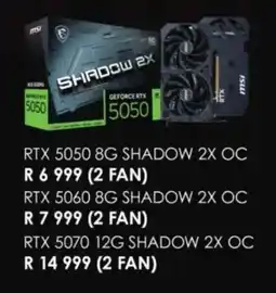 Computer Mania Msi RTX 5050 8G Shadow 2X OC offer