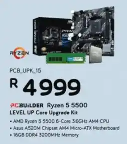 Computer Mania PCBuilder Ryzen 5 5500 Level Up Core Upgrade Kit offer