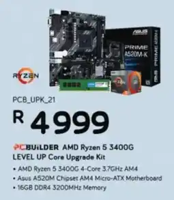 Computer Mania PCBuilder AMD Ryzen 5 3400G Level Up Core Upgrade Kit offer