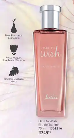 Justine Dare to Wish Eau de Toilette offer