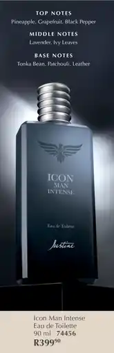 Justine Icon Man Intense Eau de Toilette offer