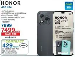 Incredible Connection Honor 400 Lite offer