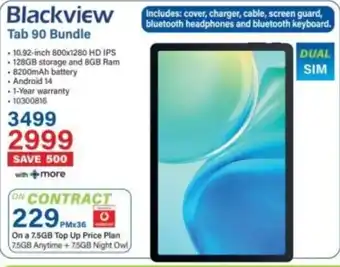 Incredible Connection Blackview Tab 90 Bundle offer