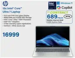 Incredible Connection HP 15s Intel Core Ultra 7 Laptop offer