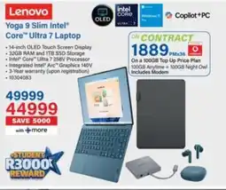 Incredible Connection Lenovo Yoga 9 Slim Intel Core Ultra 7 Laptop offer