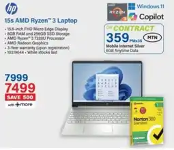 Incredible Connection HP 15s AMD Ryzen 3 Lapto offer