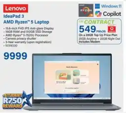 Incredible Connection Lenovo IdeaPad 3 AMD Ryzen 5 Laptop offer