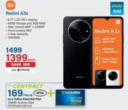 Incredible Connection Redmi A3x offer