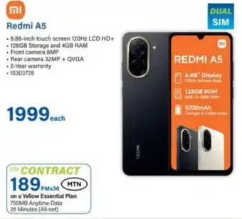 Incredible Connection Redmi A5 offer