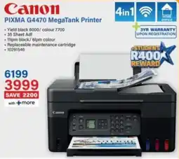 Incredible Connection Canon PIXMA G4470 MegaTank Printer offer