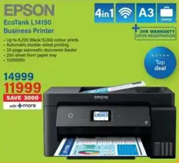 Incredible Connection Epson EcoTank L14150 Business Printer offer