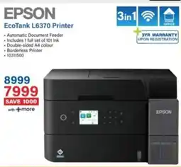 Incredible Connection Epson EcoTank L6370 Printer offer