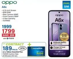 Incredible Connection Oppo A6x offer