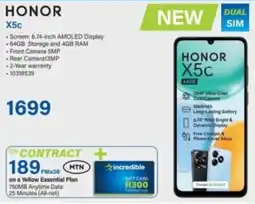 Incredible Connection Honor X5c offer