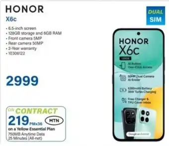 Incredible Connection Honor X6c offer