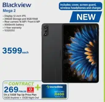 Incredible Connection Blackview Mega 2 offer