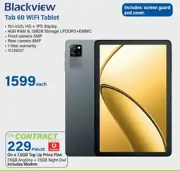 Incredible Connection Blackview Tab 60 WiFi Tablet offer