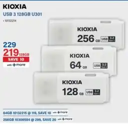 Incredible Connection Kioxia USB 3 128GB U301 offer