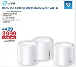 Incredible Connection Tp-link Deco X50 AX3000 Whole Home Mesh WiFi 6 offer
