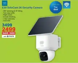 Incredible Connection Cufy E30 SoloCam 2K Security Camera offer