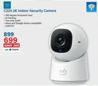 Incredible Connection Cufy C220 2K Indoor Security Camera offer