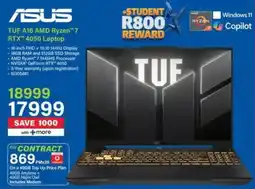 Incredible Connection ASUS TUF A16 AMD Ryzen 7 RTX 4050 Laptop offer