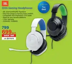 Incredible Connection JBL Q100 Gaming Headphones offer