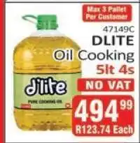 KitKat Cash and Carry DLITE Oil Cooking 5lt 4s offer