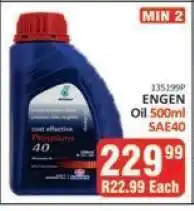 KitKat Cash and Carry ENGEN Oil 500ml SAE40 offer