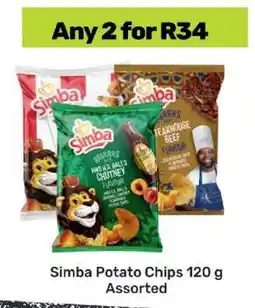 Game Simba Potato Chips 120 g Assorted offer