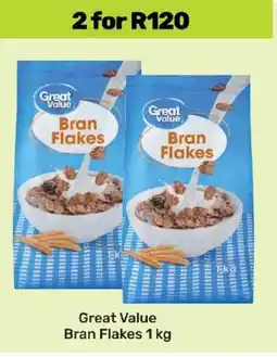Game Great Value Bran Flakes 1 kg offer