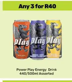 Game Power Play Energy Drink offer