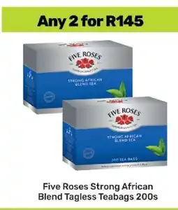 Game Five Roses Strong African Blend Tagless Teabags 200s offer