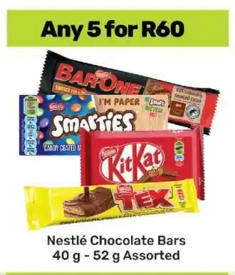 Game NESTLE CHOCOLATE BARS offer