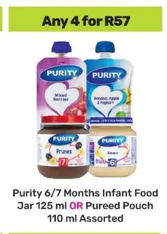 Game Purity 6/7 Months Infant Food offer