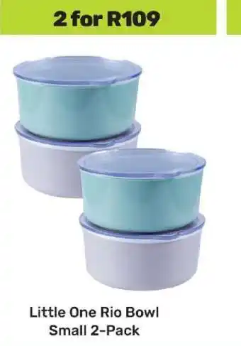 Game Little One Rio Bowl Small 2-Pack offer