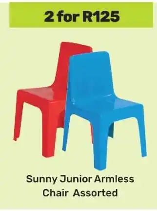 Game Sunny Junior Armless Chair Assorted offer