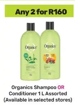 Game Organics Shampoo OR Conditioner 1 L Assorted offer