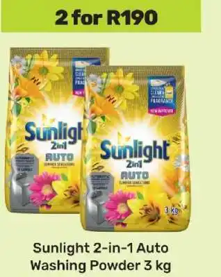 Game Sunlight 2-in-1 Auto Washing Powder 3 kg offer