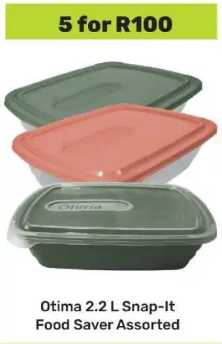 Game Otima 2.2 L Snap-It Food Saver Assorted offer