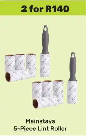 Game Mainstays 5-Piece Lint Roller offer