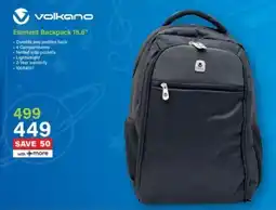 Incredible Connection Volkano Element Backpack offer