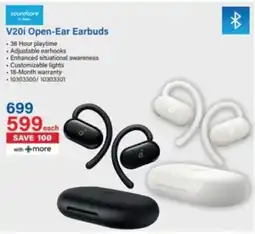 Incredible Connection Soundcore V20i Open-Ear Earbuds offer