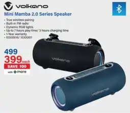 Incredible Connection Volkano Mini Mamba 2.0 Series Speaker offer