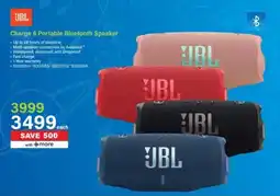 Incredible Connection JBL Charge 6 Portable Bluetooth Speaker offer