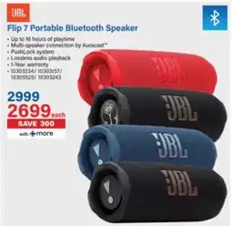 Incredible Connection JBL Flip 7 Portable Bluetooth Speaker offer