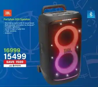 Incredible Connection JBL Partybox 520 Speaker offer