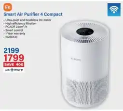 Incredible Connection Xiaomi Smart Air Purifier 4 Compact offer