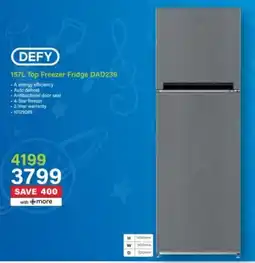 Incredible Connection Defy Top Freezer Fridge DAD239 offer